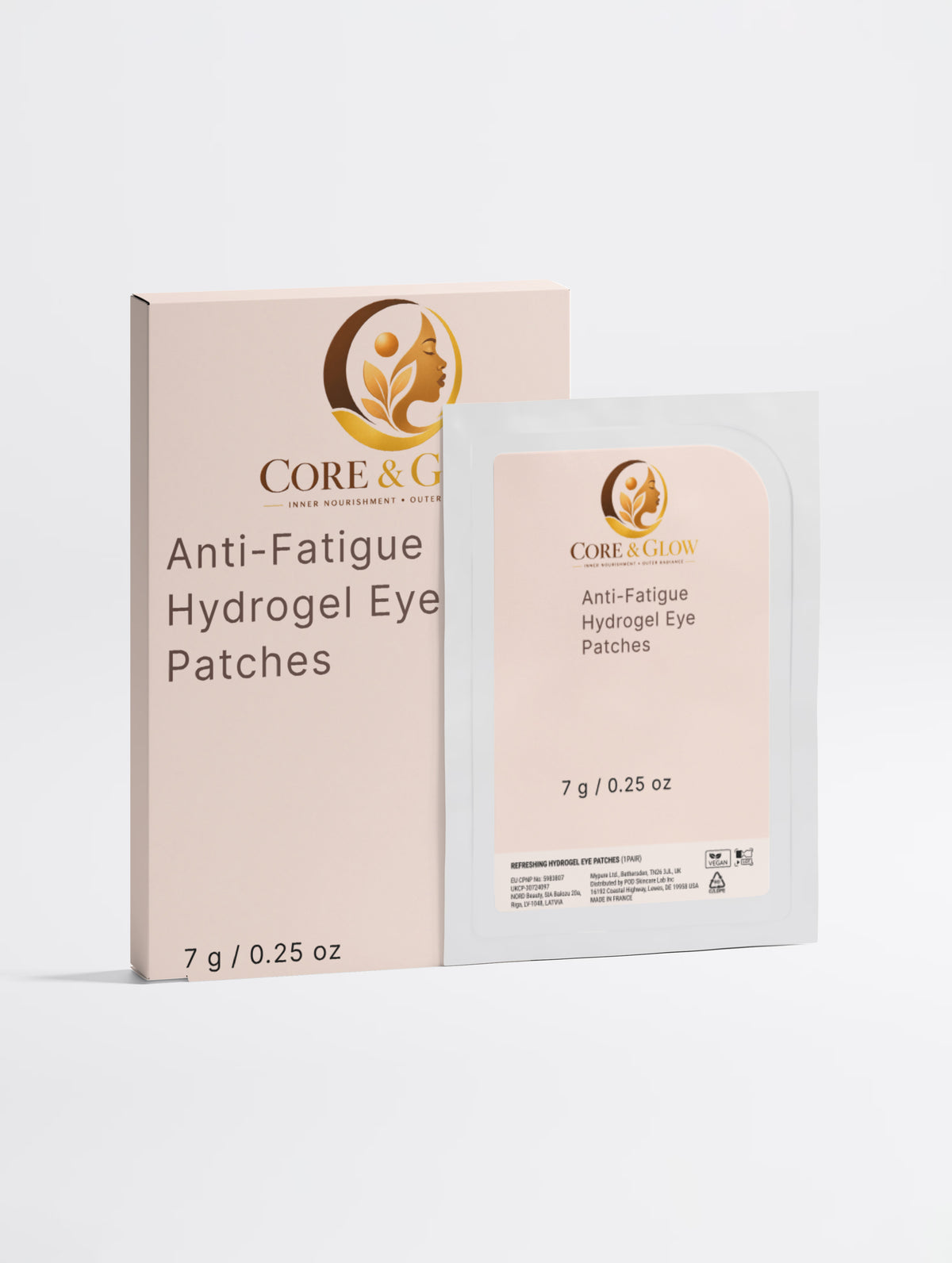Anti-Fatigue Hydrogel Eye Patches
