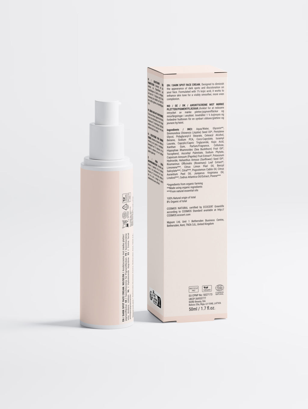 Dark Spot Face Cream with Kojic Acid